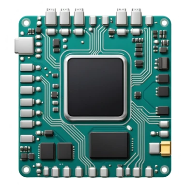 motherboard 3D sticker