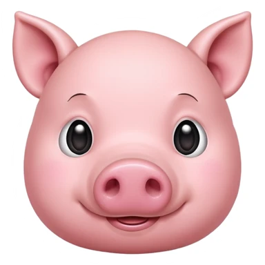 Cute pig pink  sticker