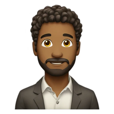 A man fall in love sticker