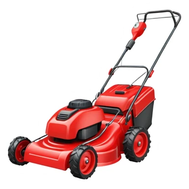 Red Lawnmower sticker