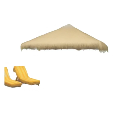 Cabana by a pool sticker