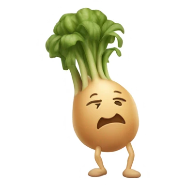 patatina che cammina sticker