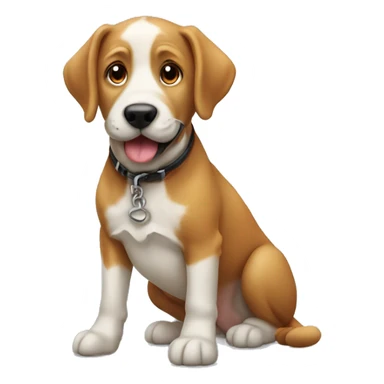 Un cane che saluta infatti sticker