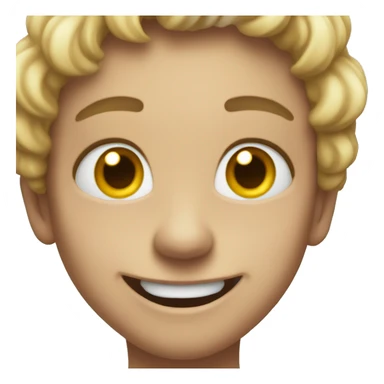 heart melting smile sticker