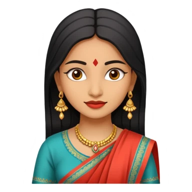 Indian woman 25 years old girl sticker