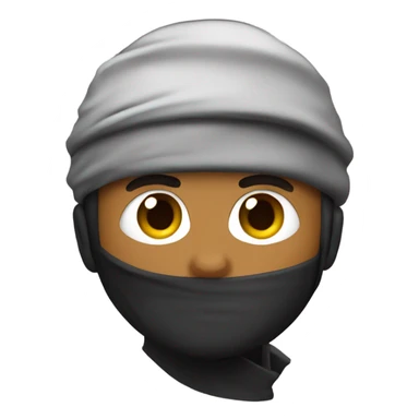 Ninja with a low taper fade sticker