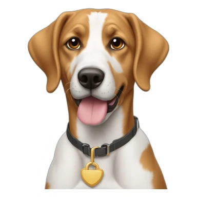 Un fhenix sur un chien sticker