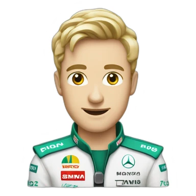 Mercedes Formula 1 sticker