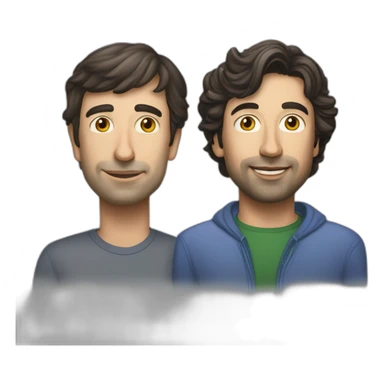 Larry Page and Sergey Brin (Google) sticker