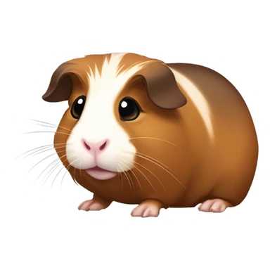 Brown Guinea pig sticker