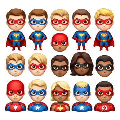Super heros emoji 
 sticker