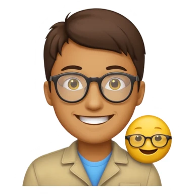 a cool programmer yello smiley emoji sticker