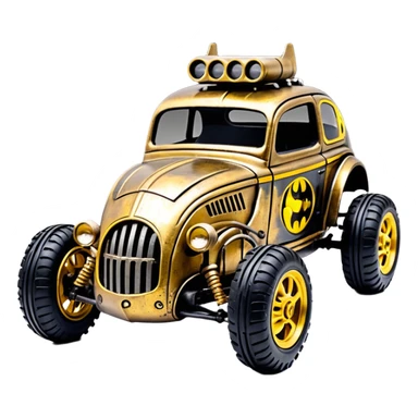 1:10 off-road Basher Batman’s 1934 blackened tarnished C-3PO ford rc car  sticker