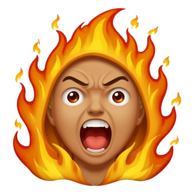 person burning in the pits of hell sticker