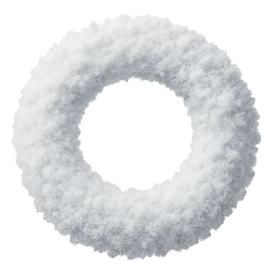 snow wreath remove background sticker