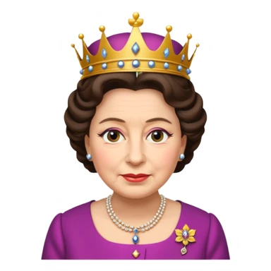 La reine Élisabeth 2 sticker