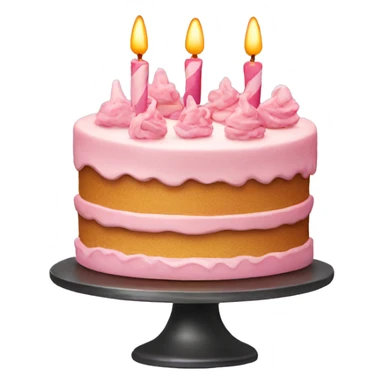 Birthday cake sticker