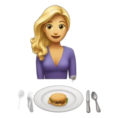 Invite her to dinner sticker