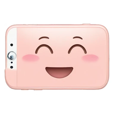 blush pink iphone sticker