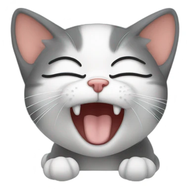 sneezing cute kitten sticker