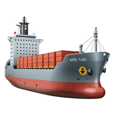 cargo ship sticker