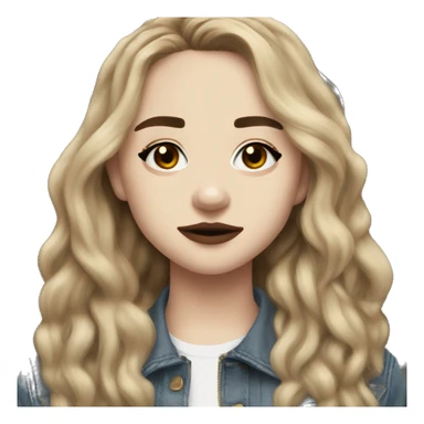 Sabrina carpenter full body and face sticker