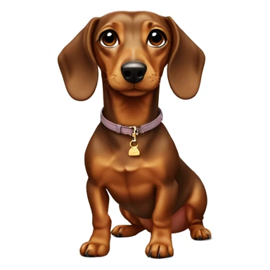 dachshund Fendi sticker