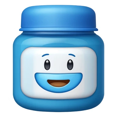 create an Apple style emoji of Vicks Vaporub - make sure to capture the logo correctly sticker