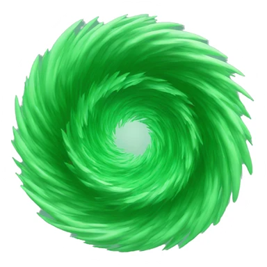 green vortex  sticker