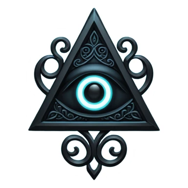 Make a blacj magic symbol sticker