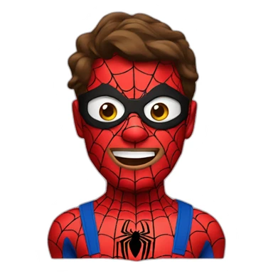 Spiderman asustado sticker