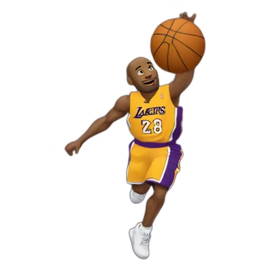 Kobe Bryant qui dunk sticker