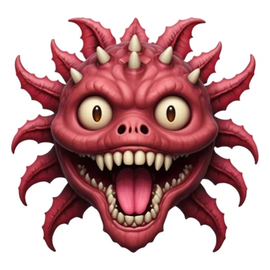 Make a demogorgan emoji sticker