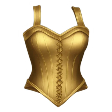 golden bodice sticker