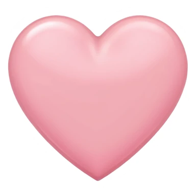 A cute light pink heart sticker