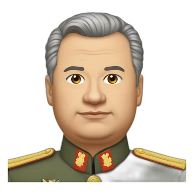 fat Sergei Shoigu sticker