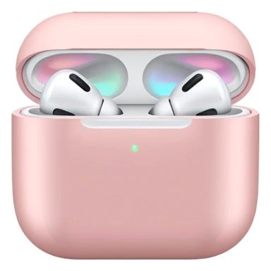 Airpods max light pink  sticker
