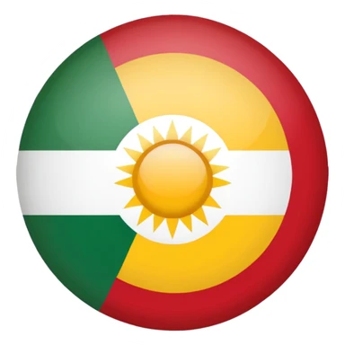 Kurdistan flag sticker