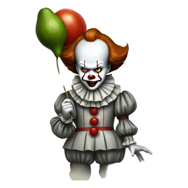 Pennywise with avocado sticker