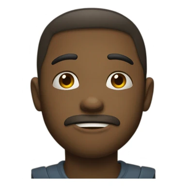 Un emoji à la fois frustré et triste en même temps sticker