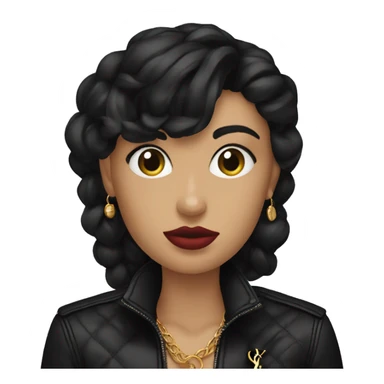 Black ysl wallet sticker