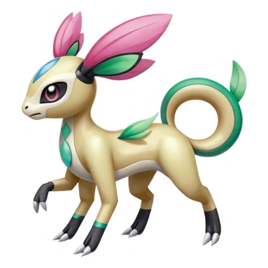 Meloetta-Inteleon-Gabite-Palkia-Pokémon-Fakémon-fusion-hybrid-creature sticker