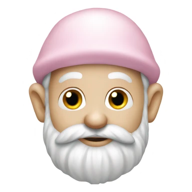 light pink gnome  sticker