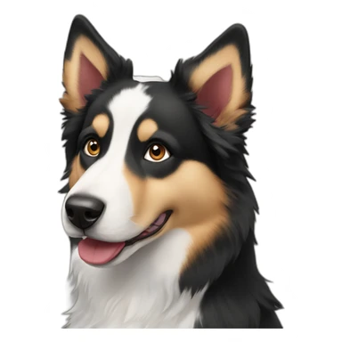 australian Shepard husky sticker