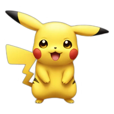 very cute pikachu sticker