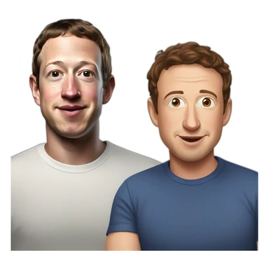 Mark Zuckerberg vs Elon musk sticker
