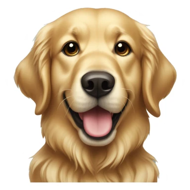 Christmas golden retriever sticker