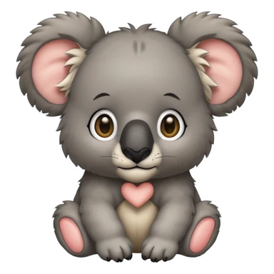 Half koala bear and half lion baby 🐨🦁 sticker