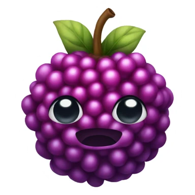 purple berry sticker