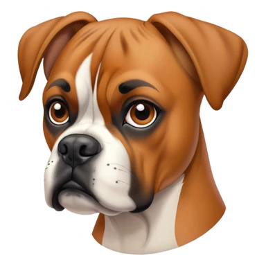 Boxer dog sticker